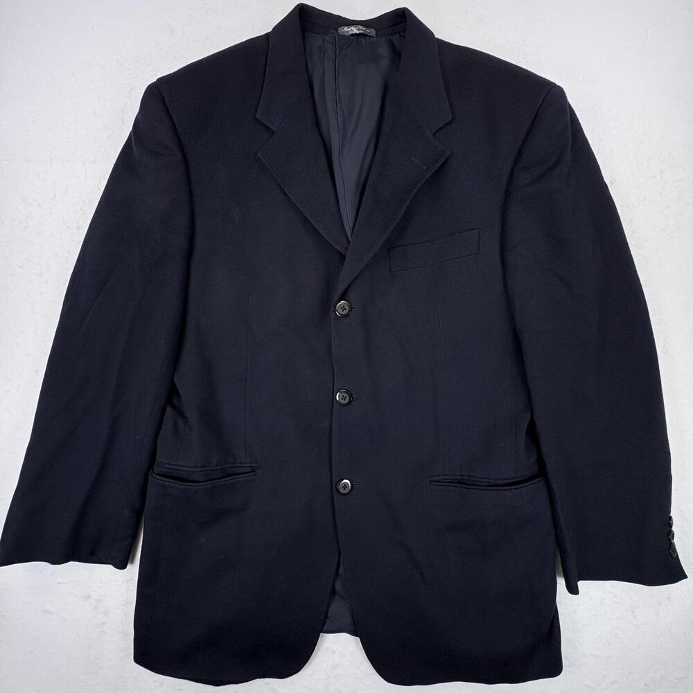 Loro Piana Arnold Brant Men’s 46R 100% Cashmere Navy Blazer Sport Coat